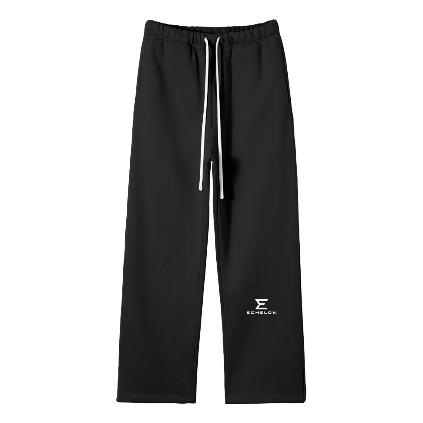 Echelon Unisex Solid Color Fleece Straight Leg Pants