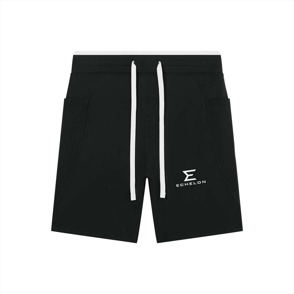 Echelon Women's High Rise Color Block Yoga Shorts