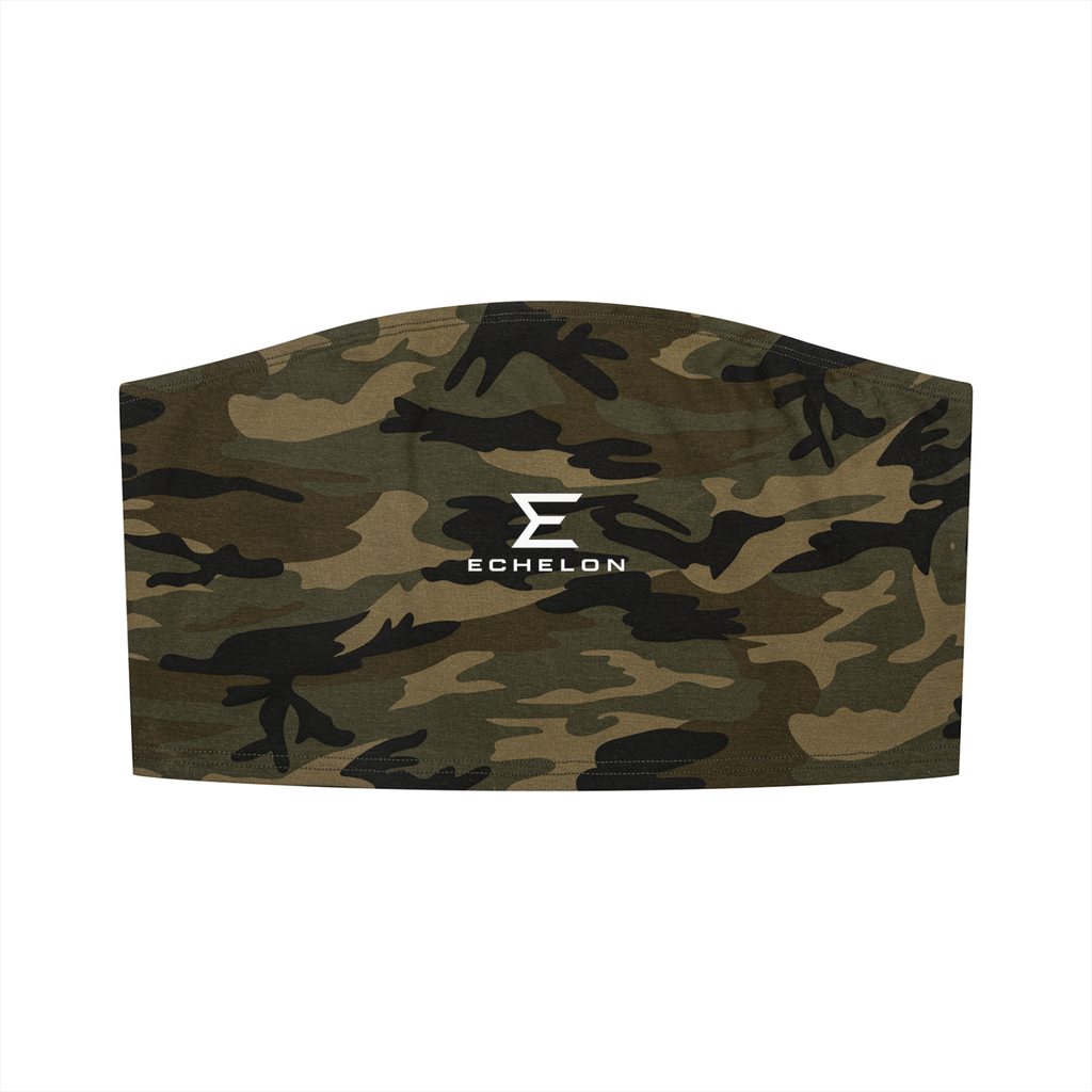 Echelon S1 "Black Cube" Women’s Camo Cropped Tube Top