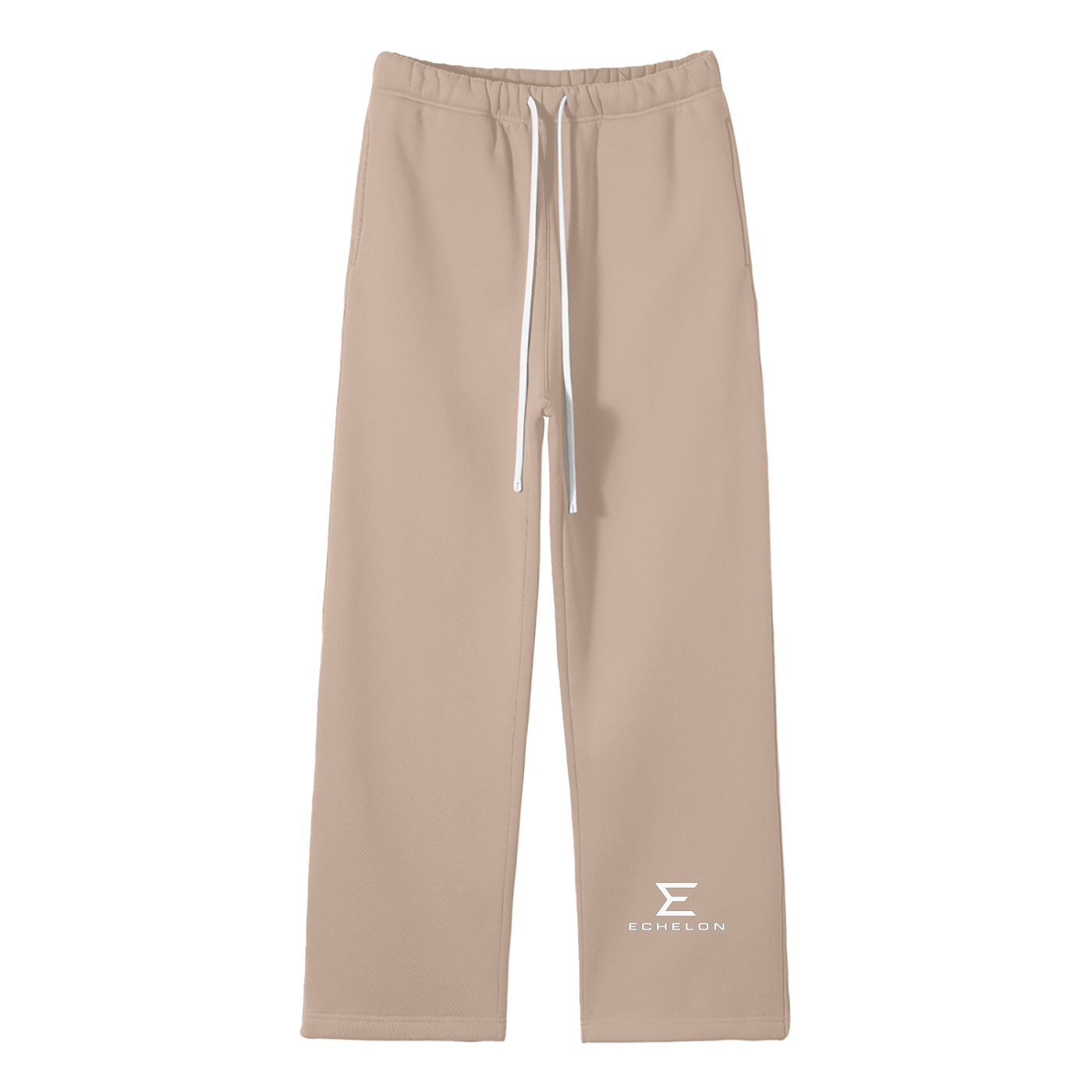 Echelon Unisex Solid Color Fleece Straight Leg Pants