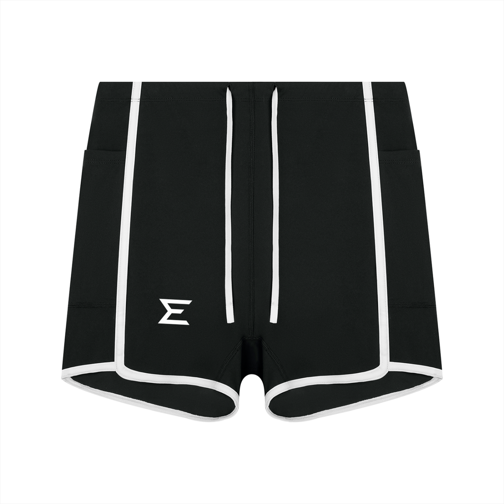 Echelon Women's High-Rise Yoga Shorts in Red