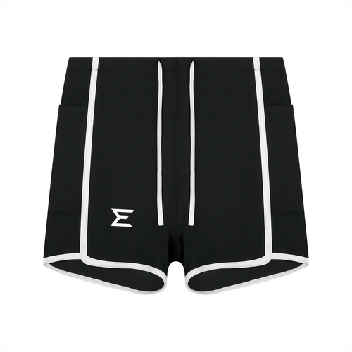 Echelon Women's High-Rise Yoga Shorts in Red