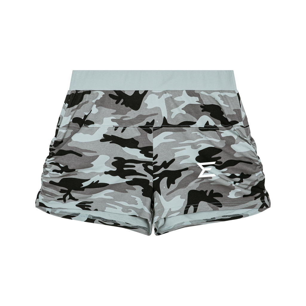 Echelon S1 "Black Cube"  Women's Slim Camo Shorts