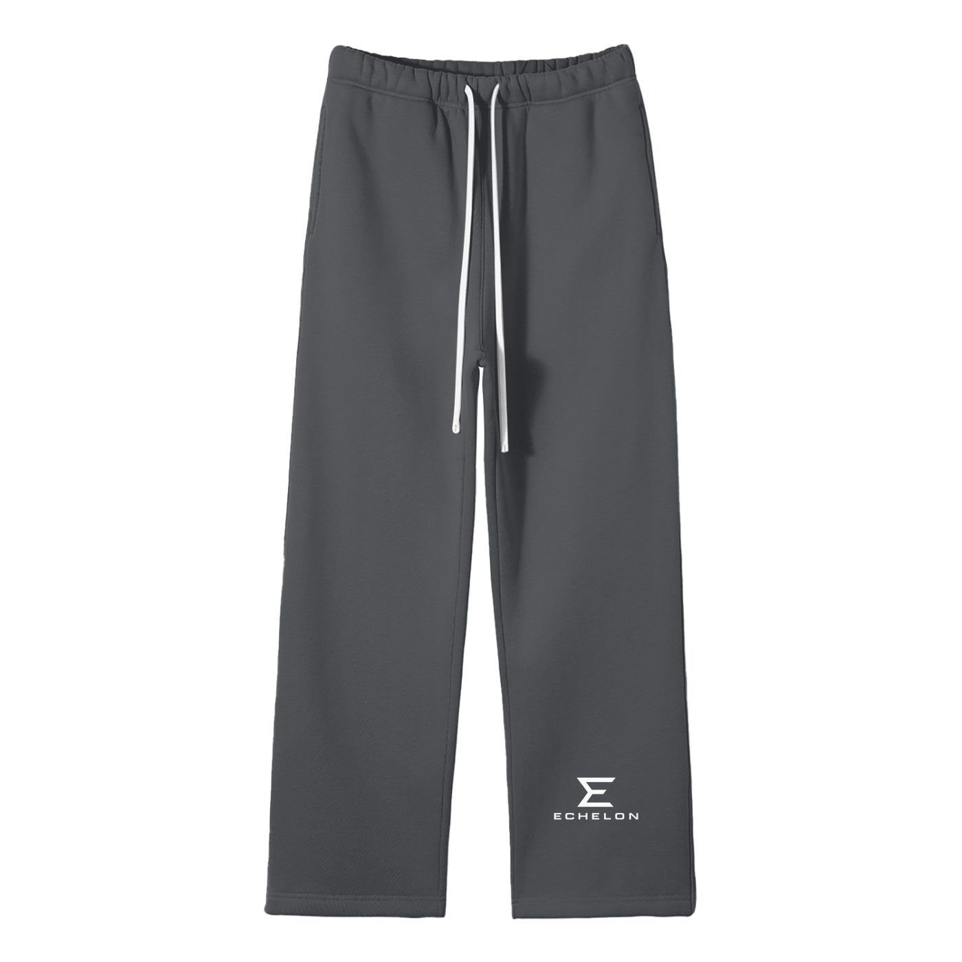Echelon Unisex Solid Color Fleece Straight Leg Pants