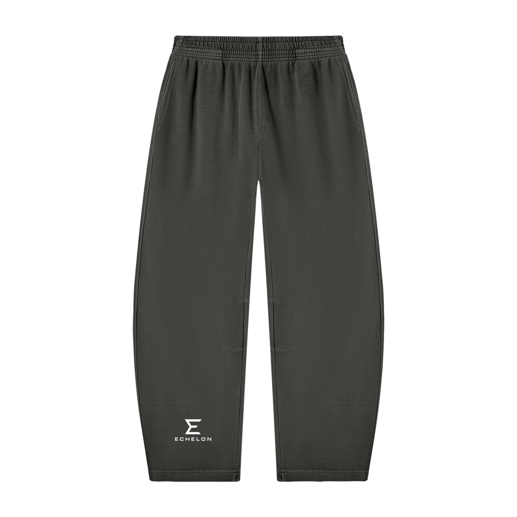 Echelon Unisex Vintage Washed Barrel Leg Sweatpants