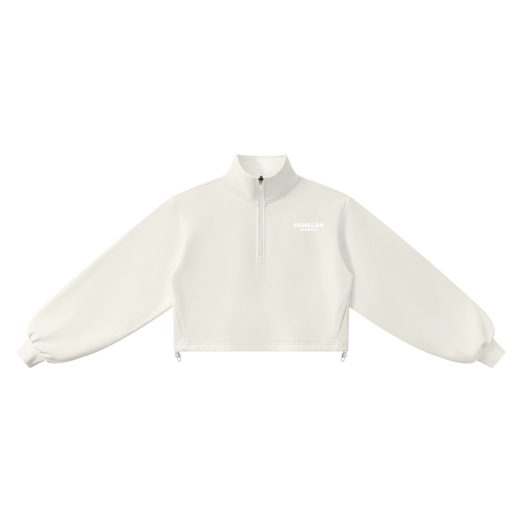Echelon Women’s Mock-Neck Quarter-Zip Sweatshirt