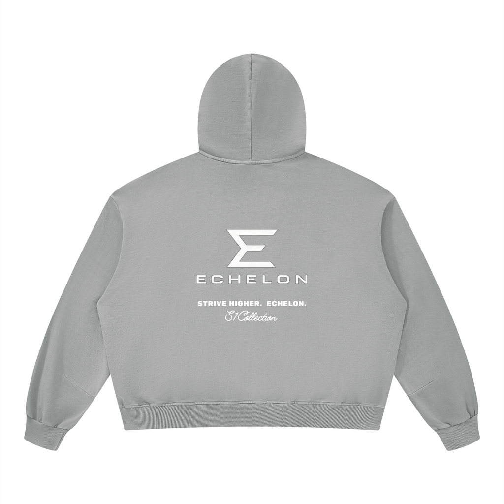 Unisex Boxy Vintage Washed Hoodie
