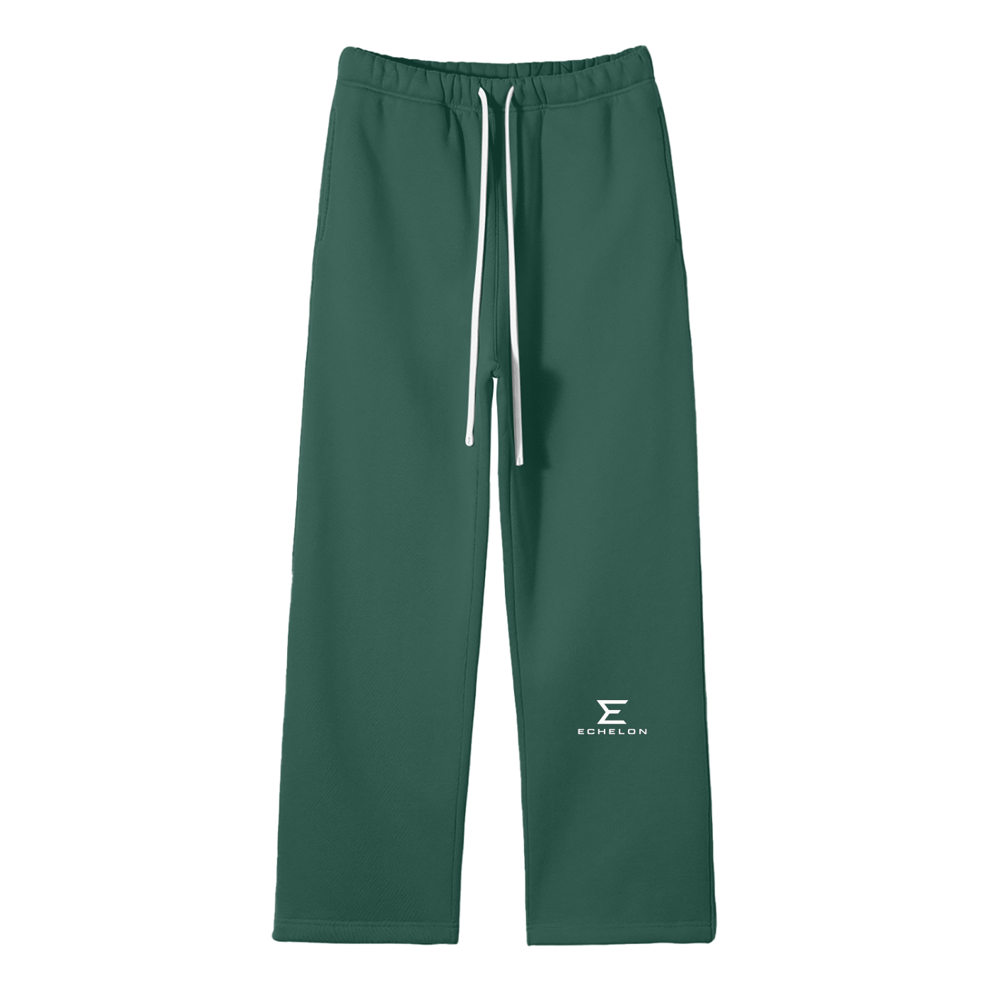 Echelon Unisex Solid Color Fleece Straight Leg Pants