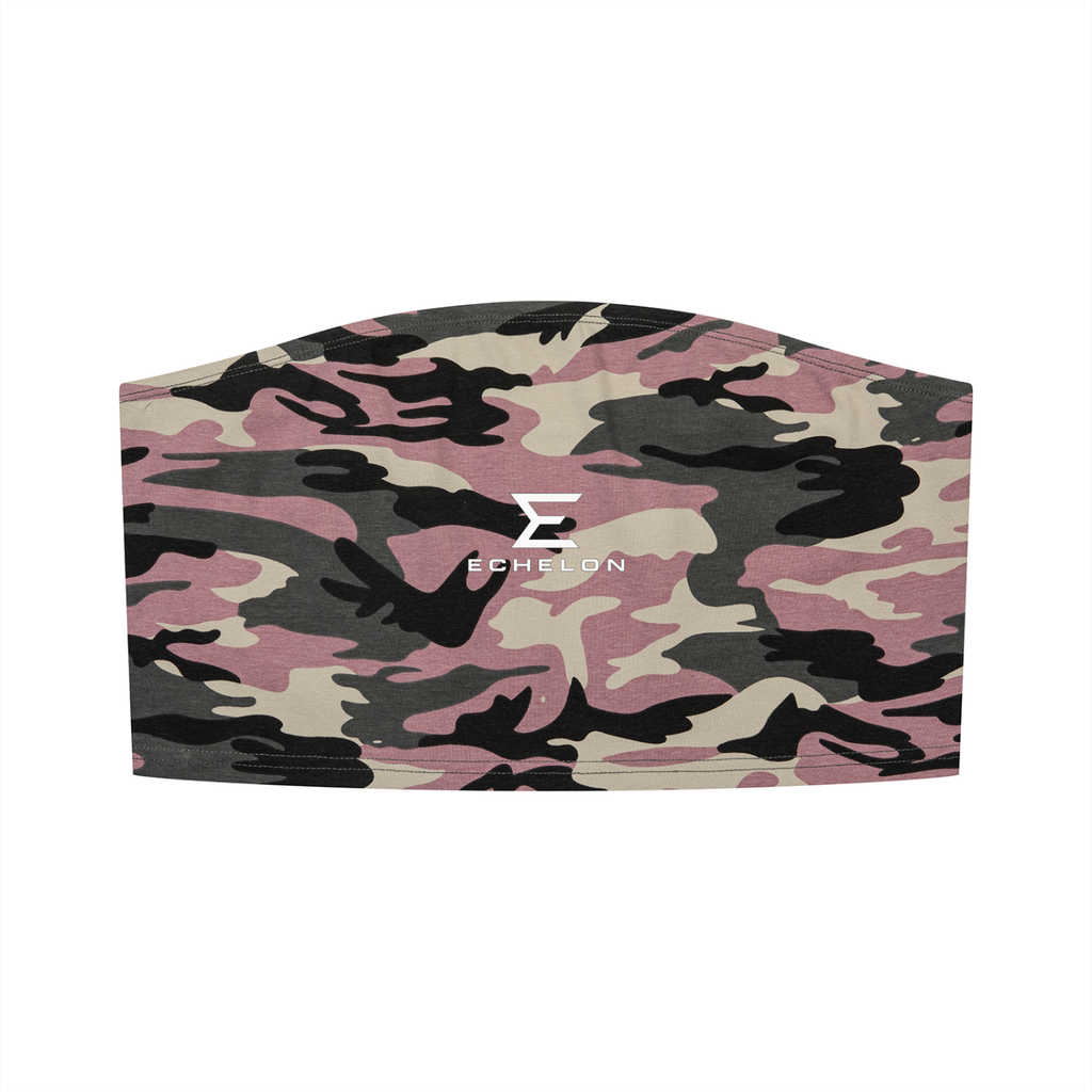 Echelon S1 "Black Cube" Women’s Camo Cropped Tube Top