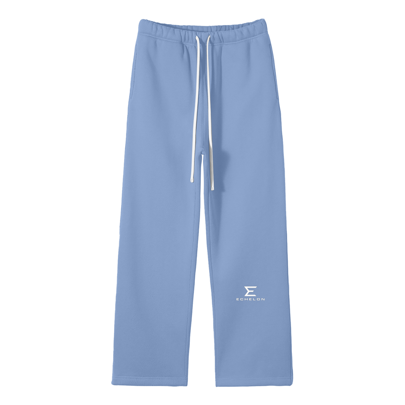 Echelon Unisex Solid Color Fleece Straight Leg Pants