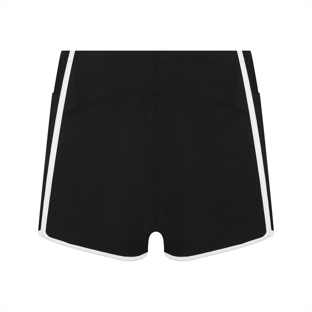 Echelon "Black Cube Collection" Women's High Rise  Yoga Shorts