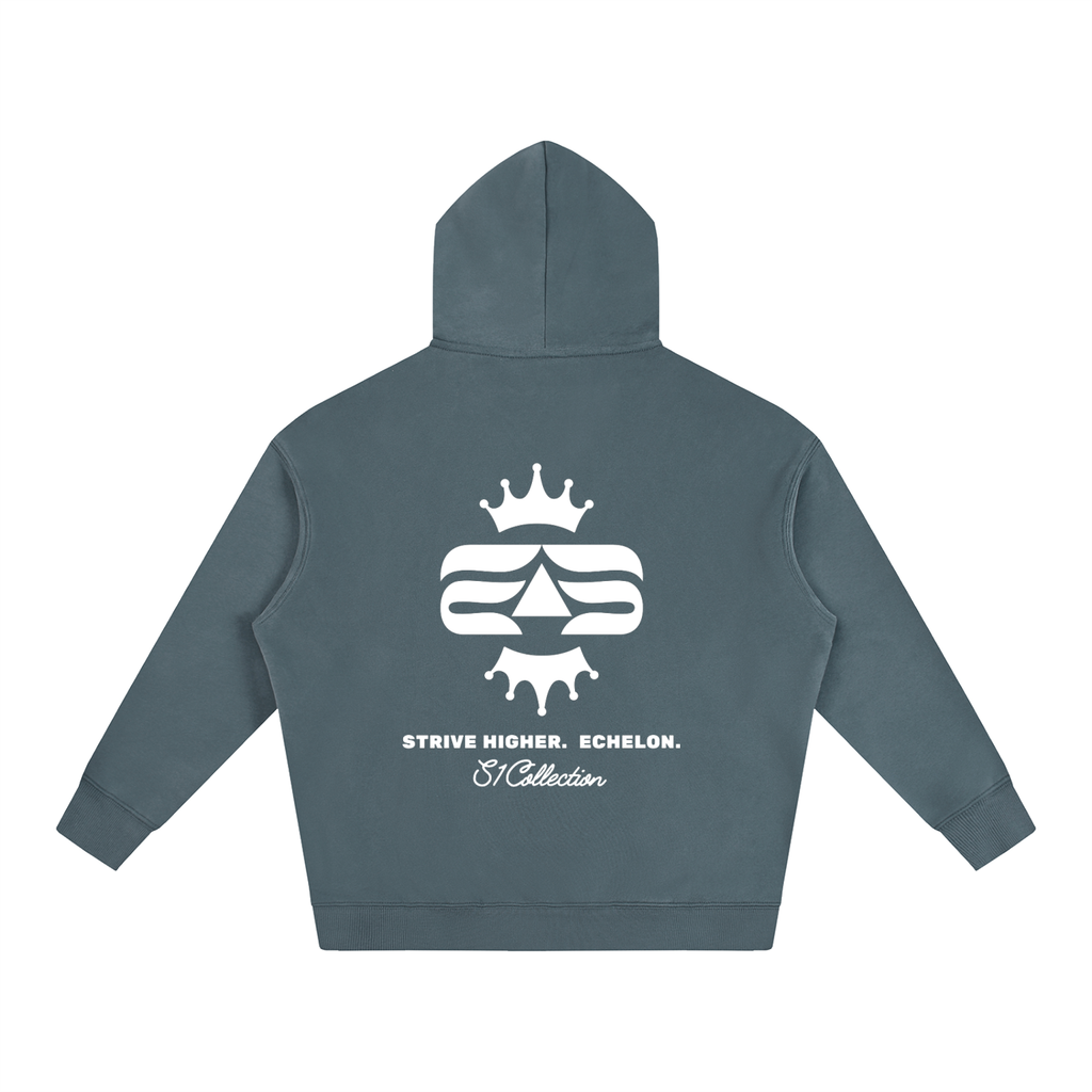 Echelon S1 " Black Cube Collection " Fleeced Hoodie