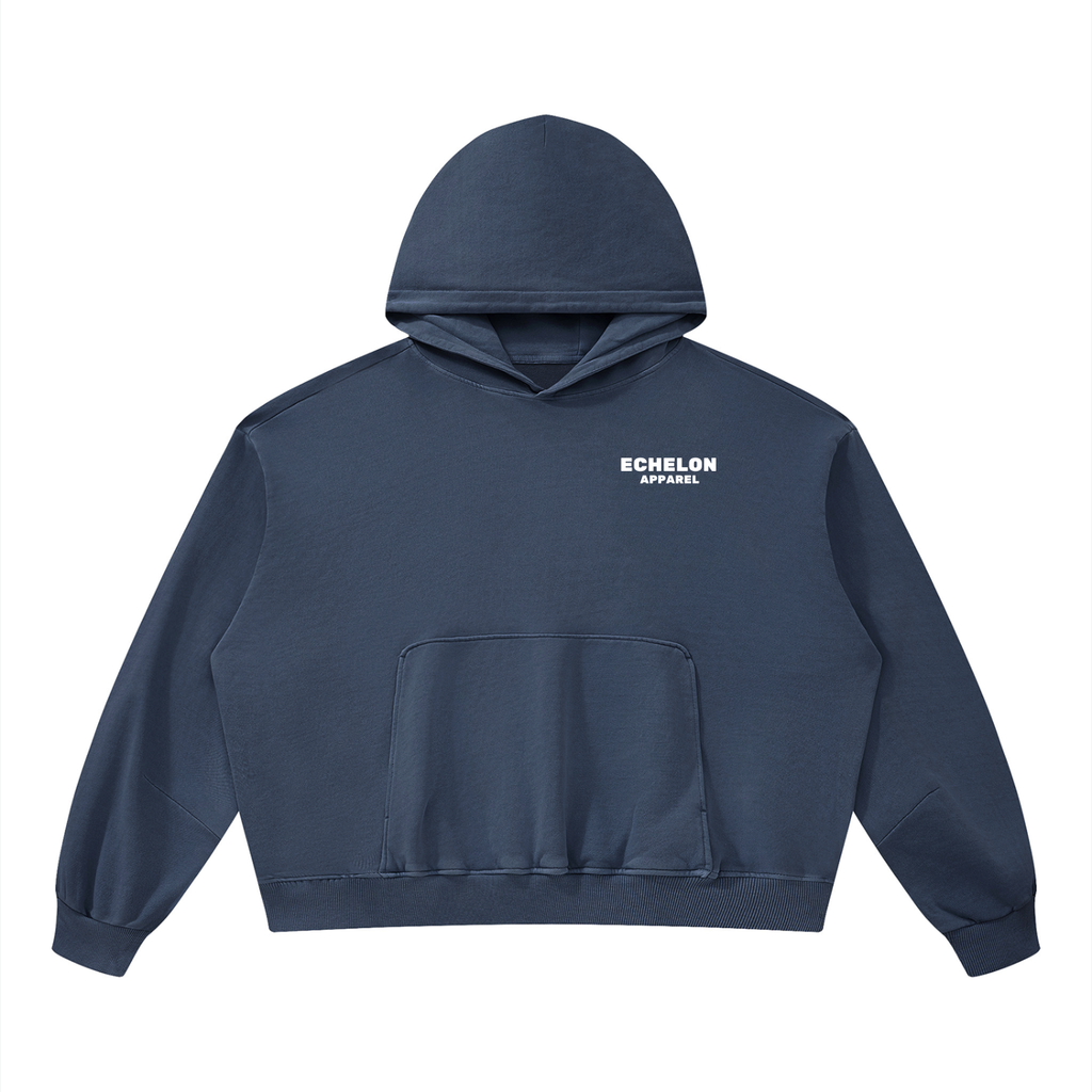 Unisex Boxy Vintage Washed Hoodie