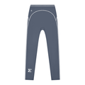 Echelon Women's High-Rise Topstitching Leggings in Haze Blue