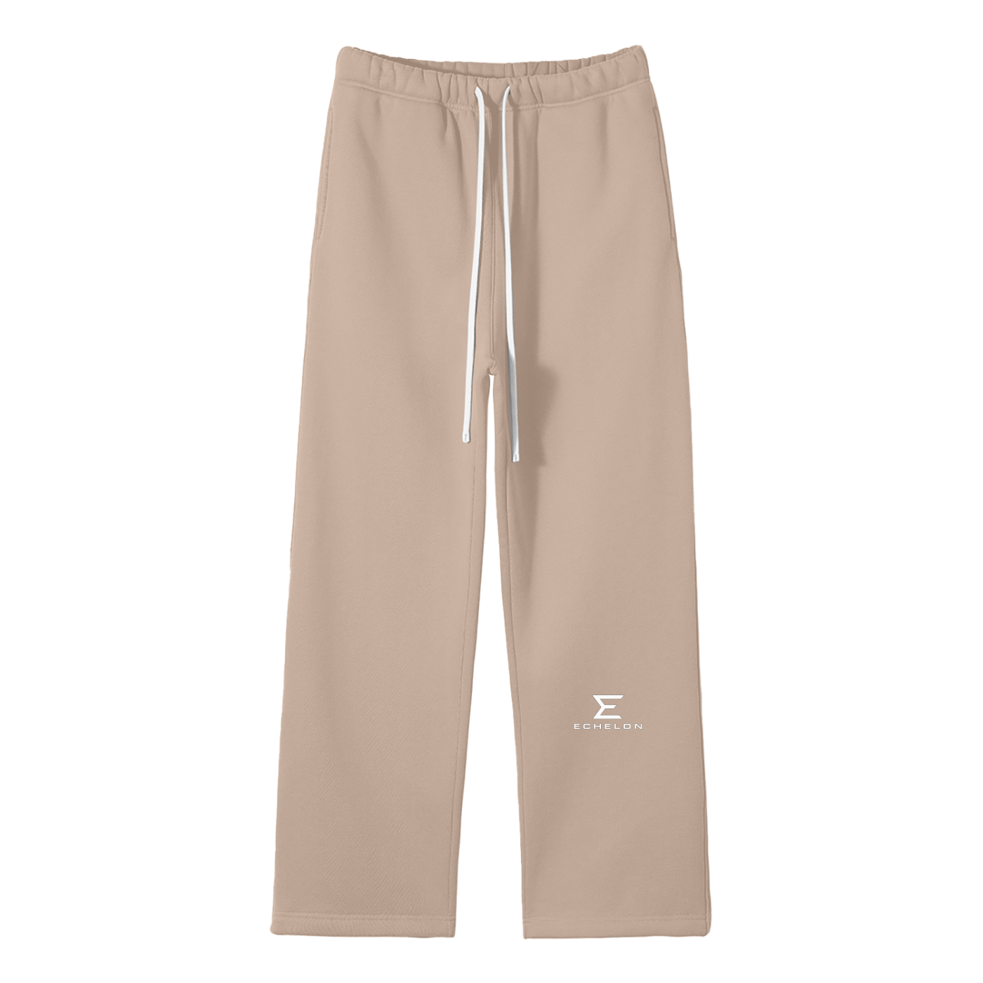 Echelon Unisex Solid Color Fleece Straight Leg Pants