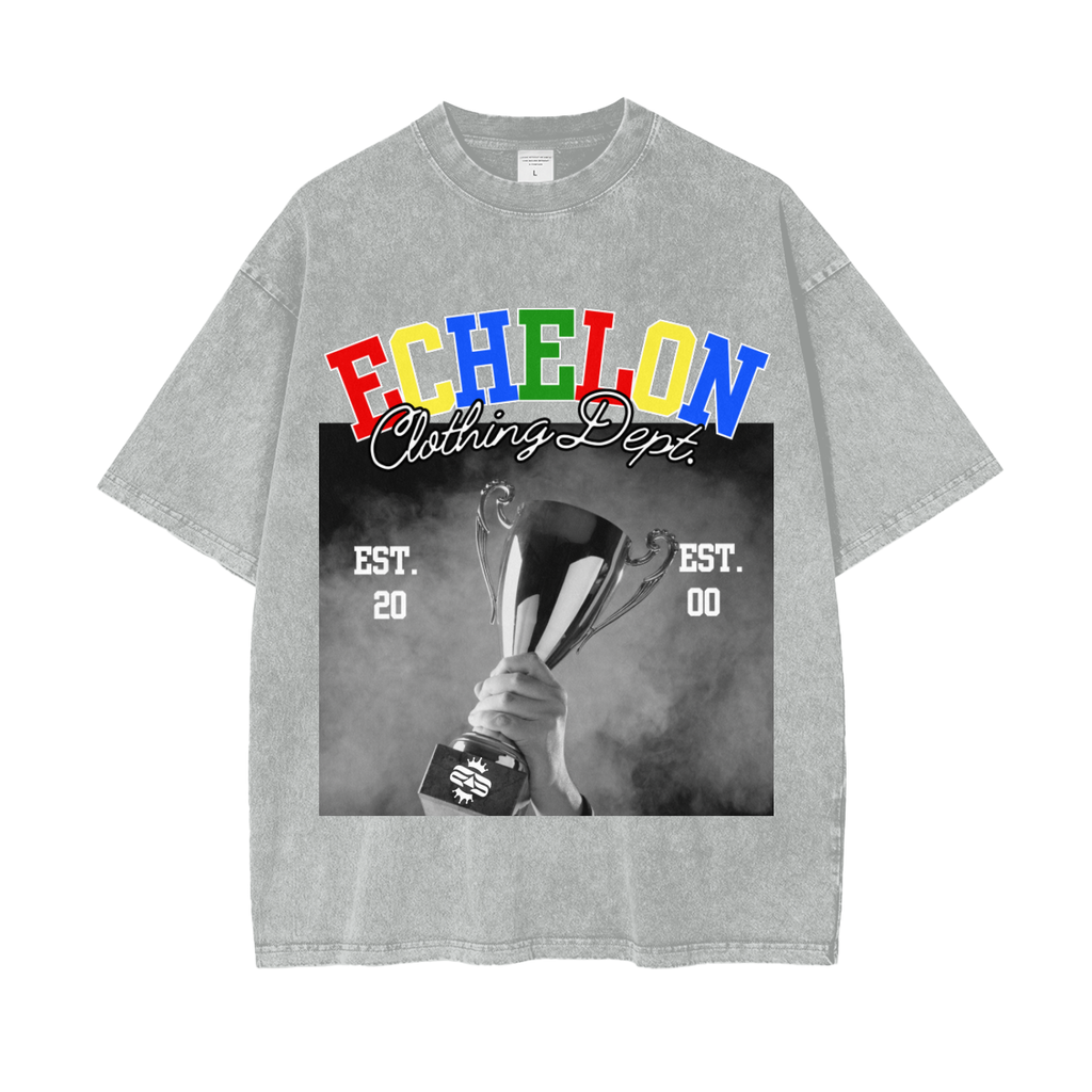 Echelon S1 Varsity | Acid Wash Tee Noir