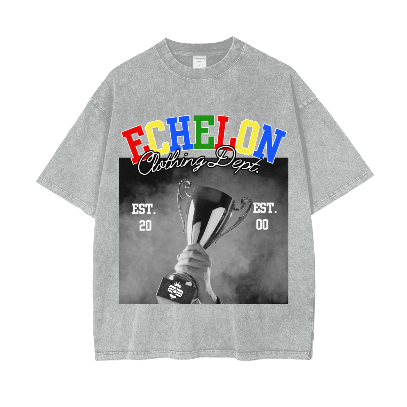 Echelon S1 Varsity | Acid Wash Tee Noir