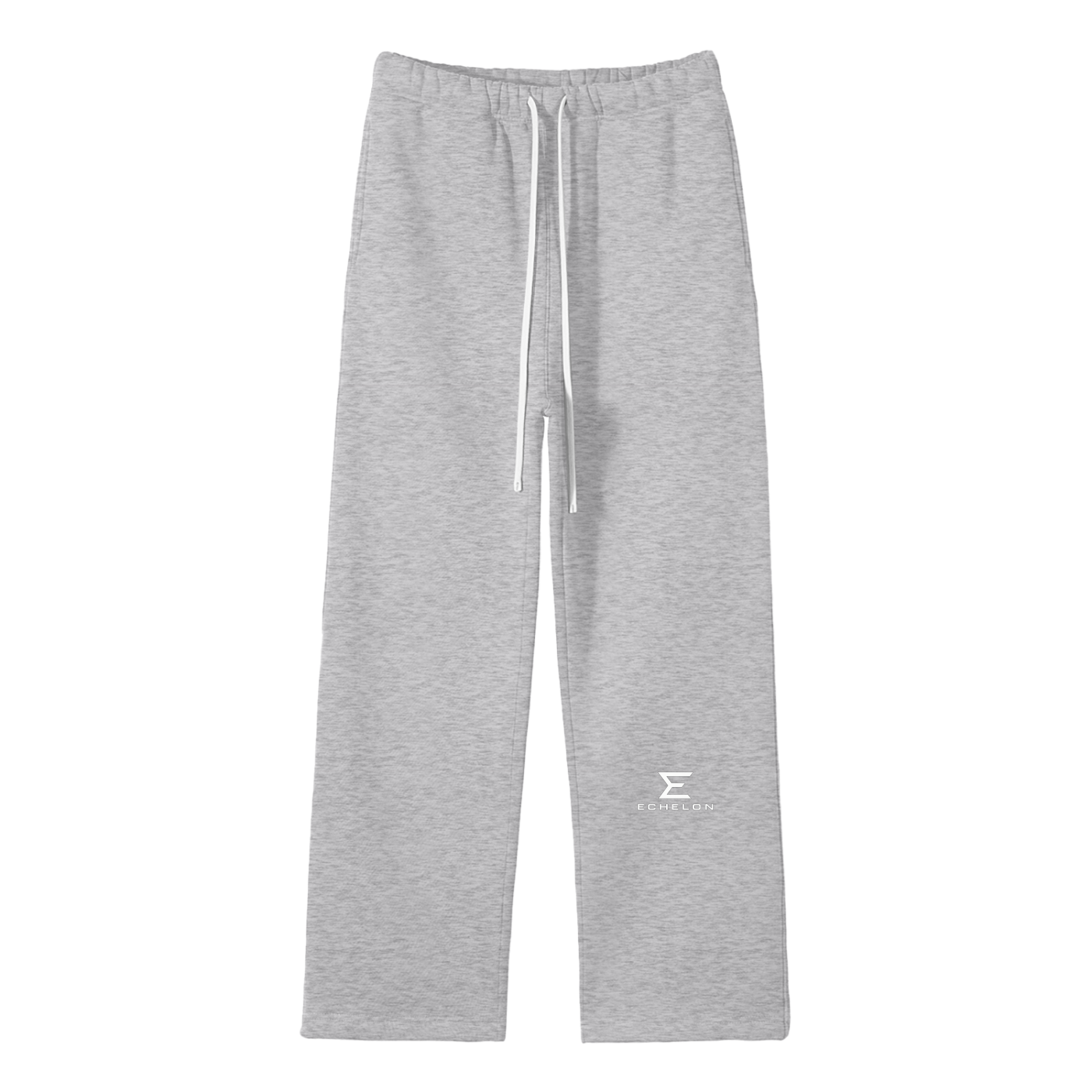 Echelon Unisex Solid Color Fleece Straight Leg Pants