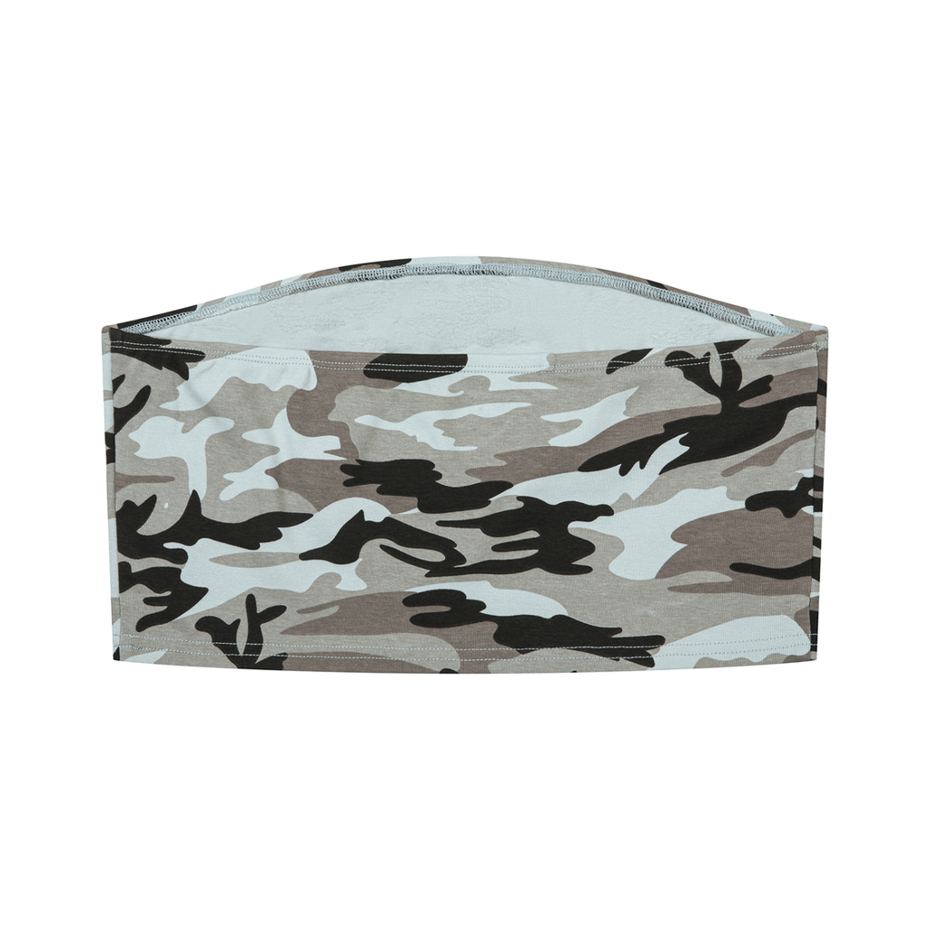 Echelon S1 "Black Cube" Women’s Camo Cropped Tube Top