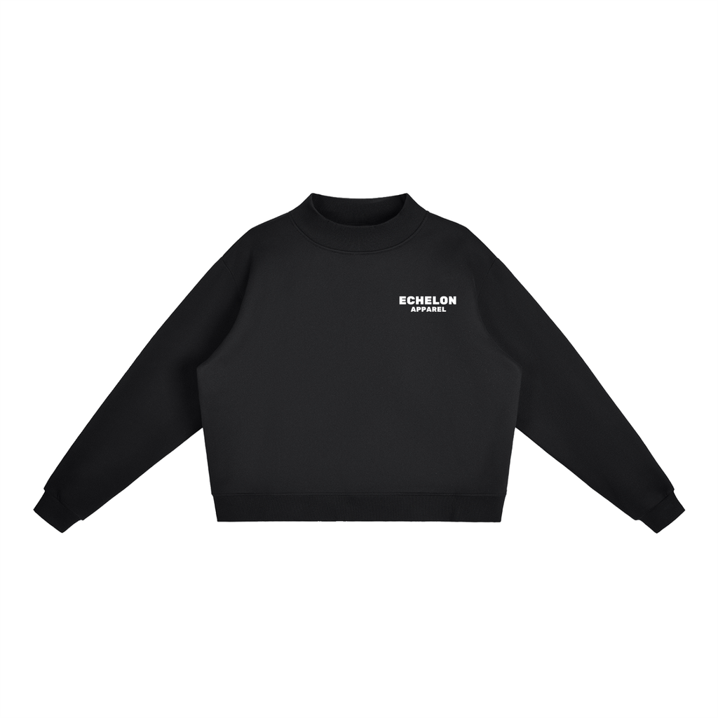 Echelon Essential Fleece Mock-Neck Crew Sweatshirt