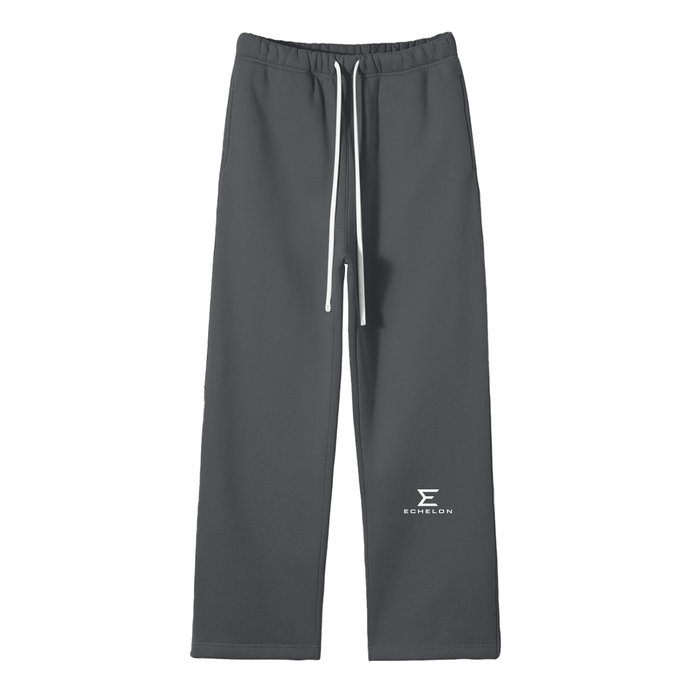 Echelon Unisex Solid Color Fleece Straight Leg Pants