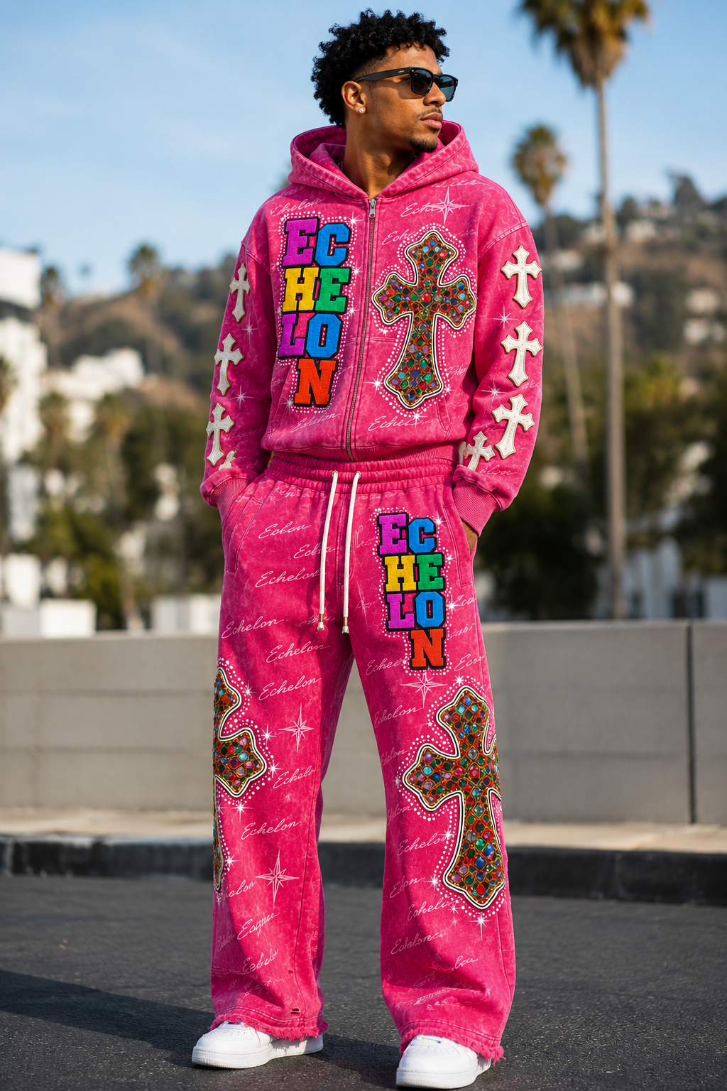 Echelon Hoodie — Fuchsia