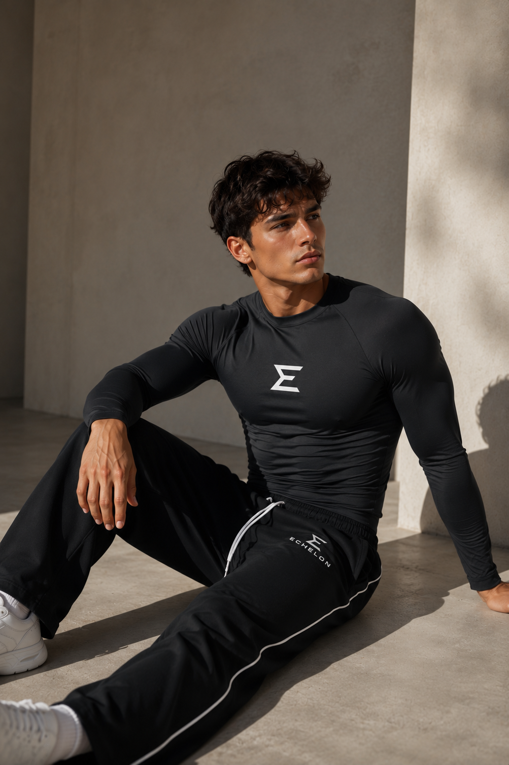 Echelon "Black Cube Collection" Performance Long Sleeve T-Shirt