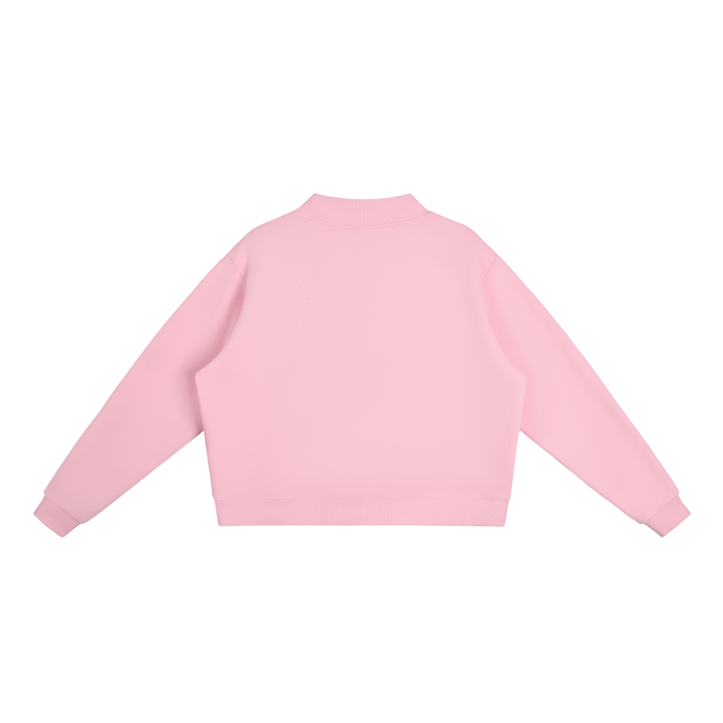 Echelon Essential Fleece Mock-Neck Crew Sweatshirt
