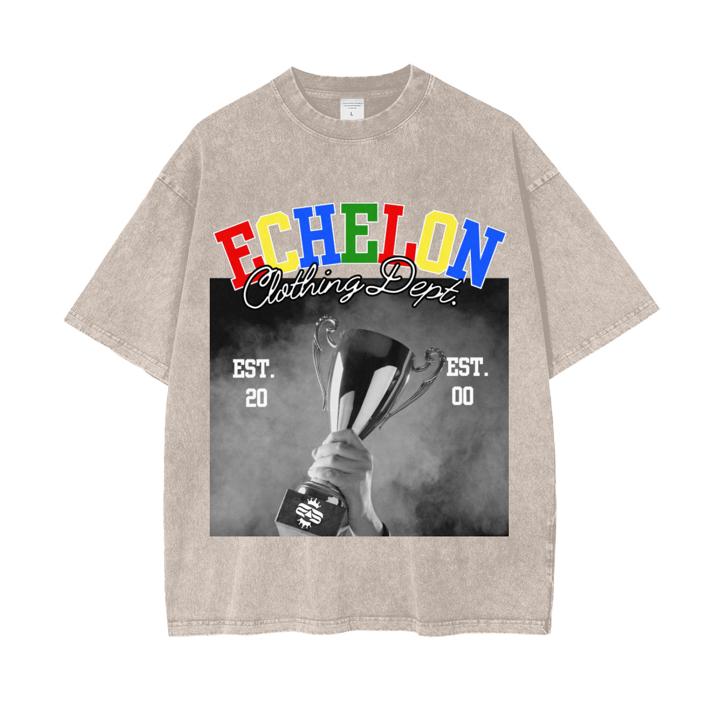 Echelon S1 Varsity | Acid Wash Tee Noir