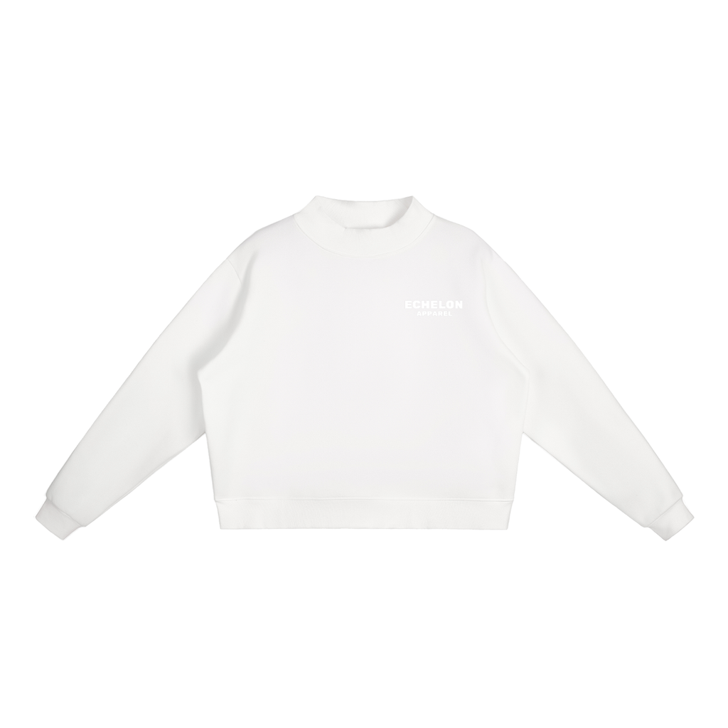 Echelon Essential Fleece Mock-Neck Crew Sweatshirt