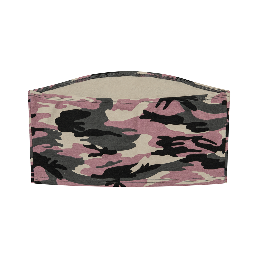 Echelon S1 "Black Cube" Women’s Camo Cropped Tube Top