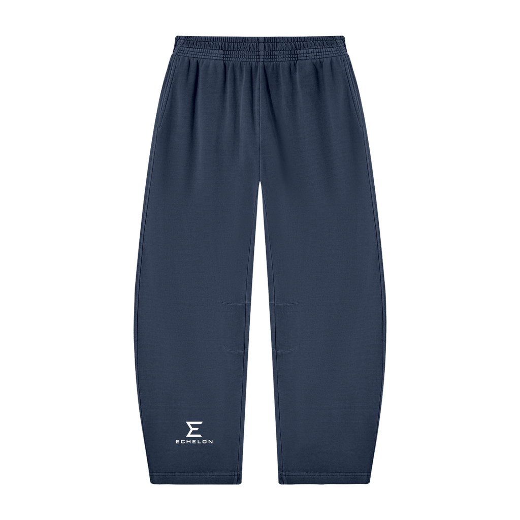 Echelon Unisex Vintage Washed Barrel Leg Sweatpants