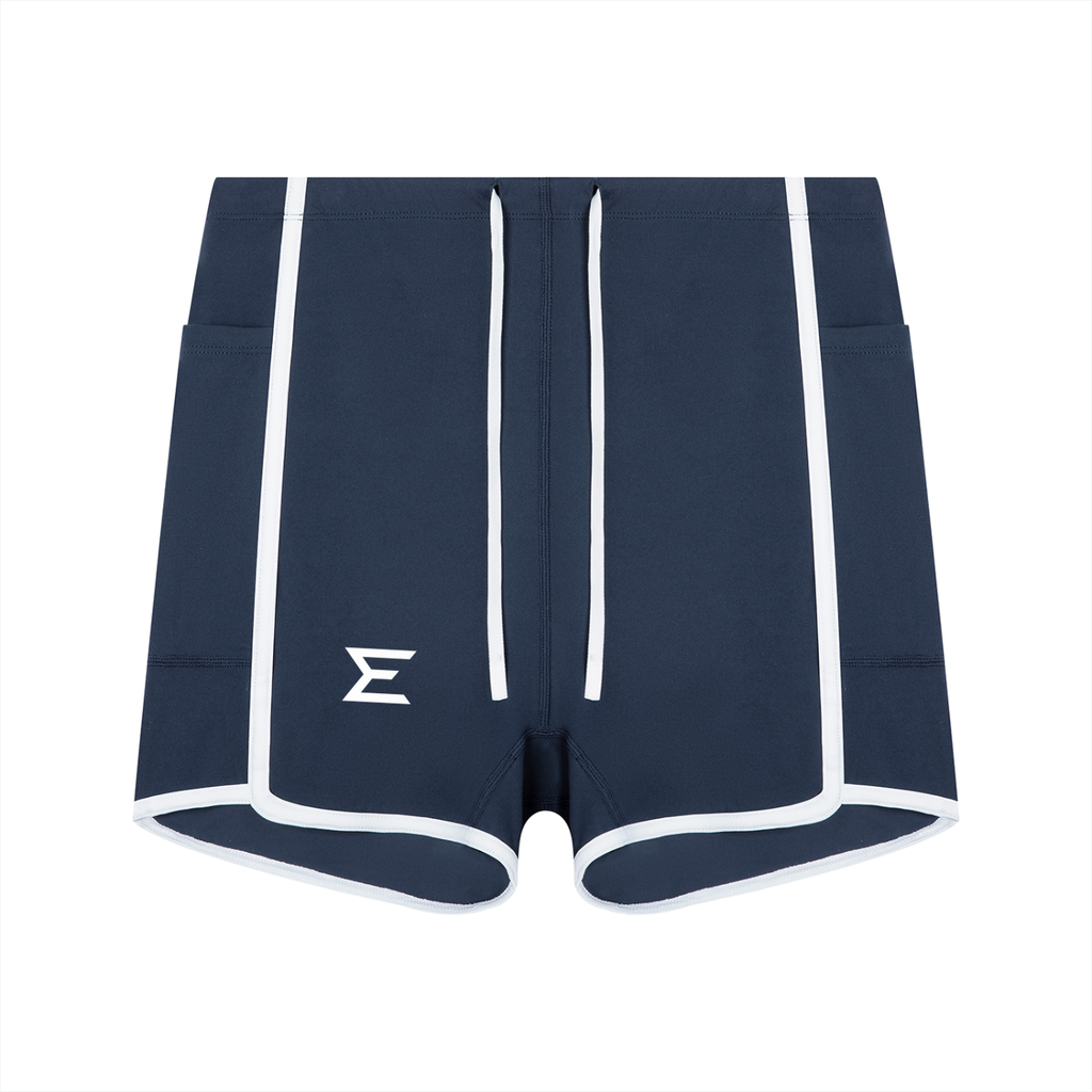 Echelon "Black Cube Collection" Women's High Rise  Yoga Shorts
