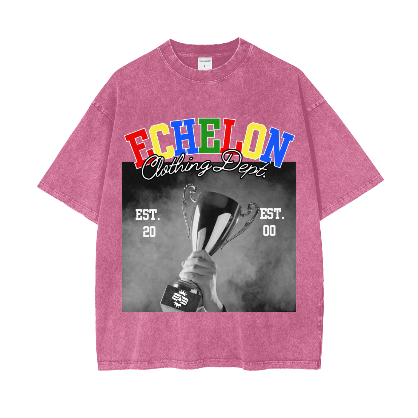 Echelon S1 Varsity | Acid Wash Tee Noir