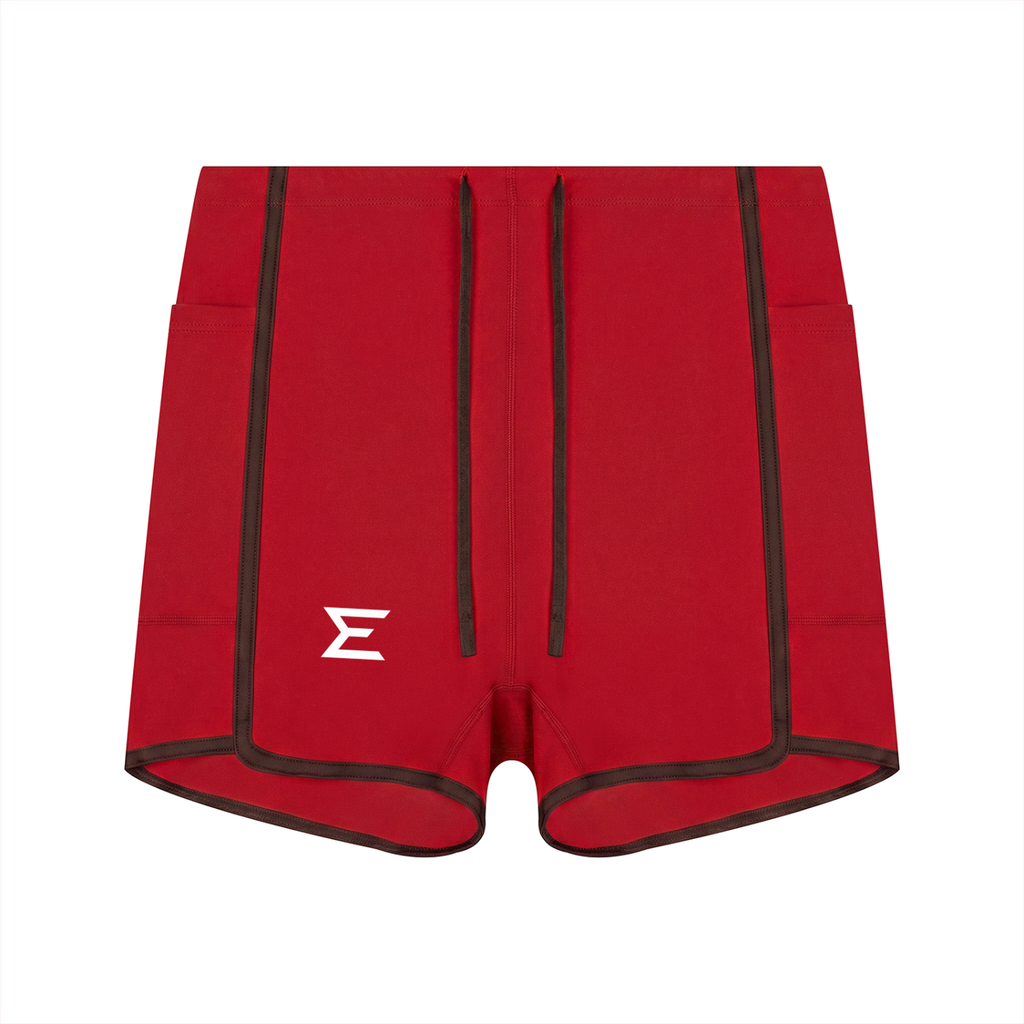 Echelon "Black Cube Collection" Women's High Rise  Yoga Shorts