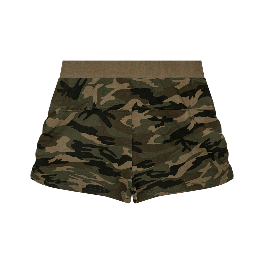 Echelon S1 "Black Cube"  Women's Slim Camo Shorts